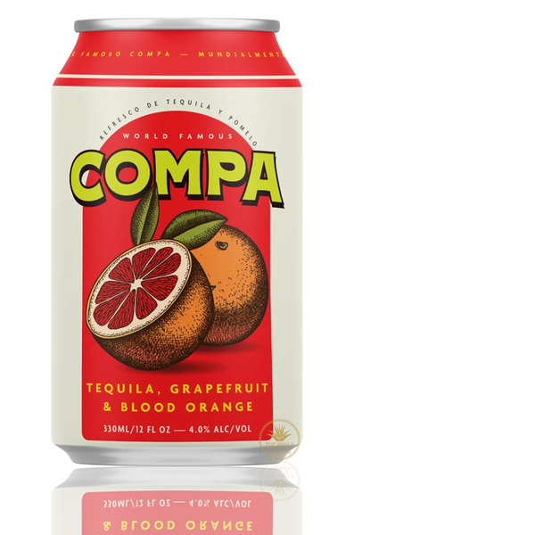 Compa Tequila Grapefruit & Blood Orange (4 x 330ml / 4%)